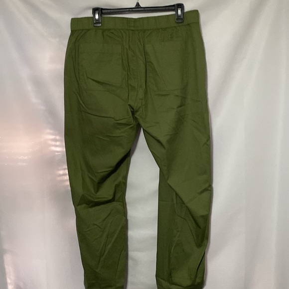 NWT PACT MENS (UNISEX)ORGANIC COTTON ELASTANE BLEND OLIVE GREEN PANTS DRAWSTRING - Picture 7 of 11